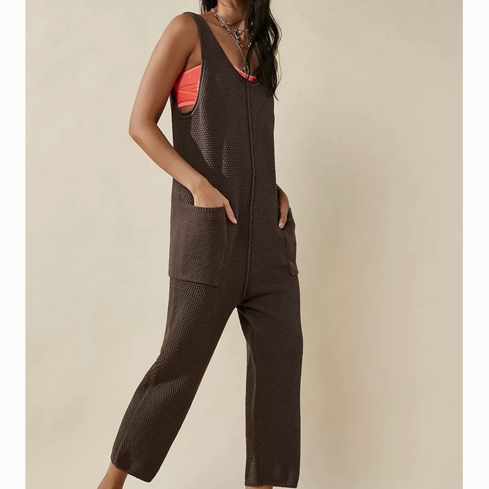 Free People Beach Hailee sweater romper